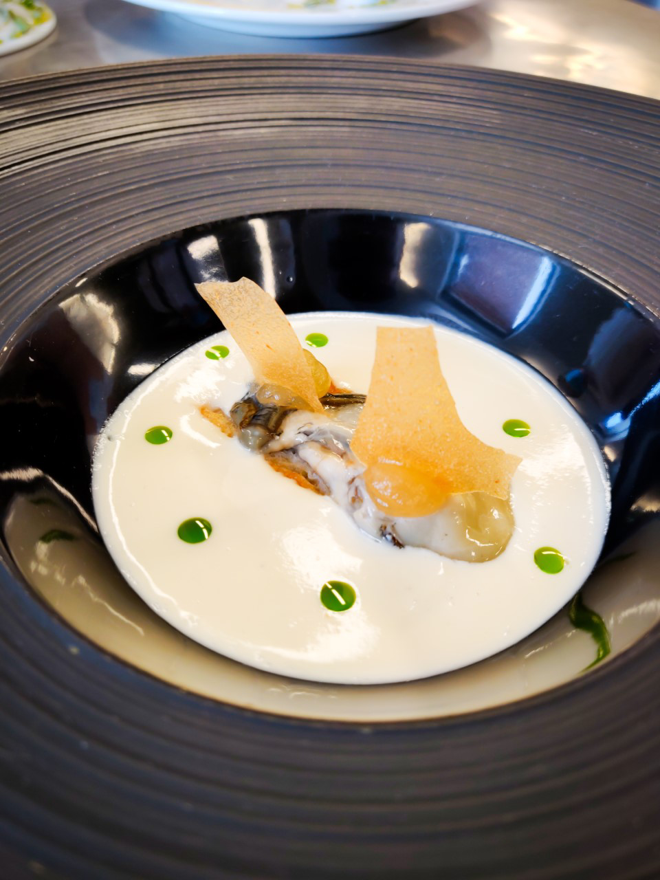 Sopa de ostras do Sado Cascais Foodlab